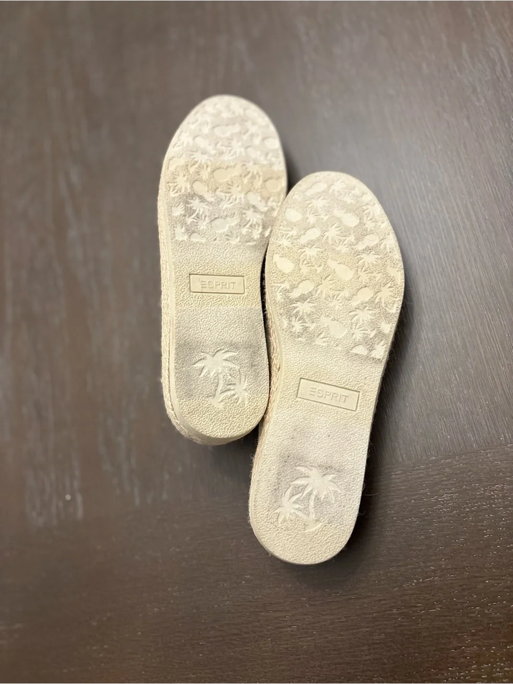 Esprit Natural Linen Espadrille Slip-Ons